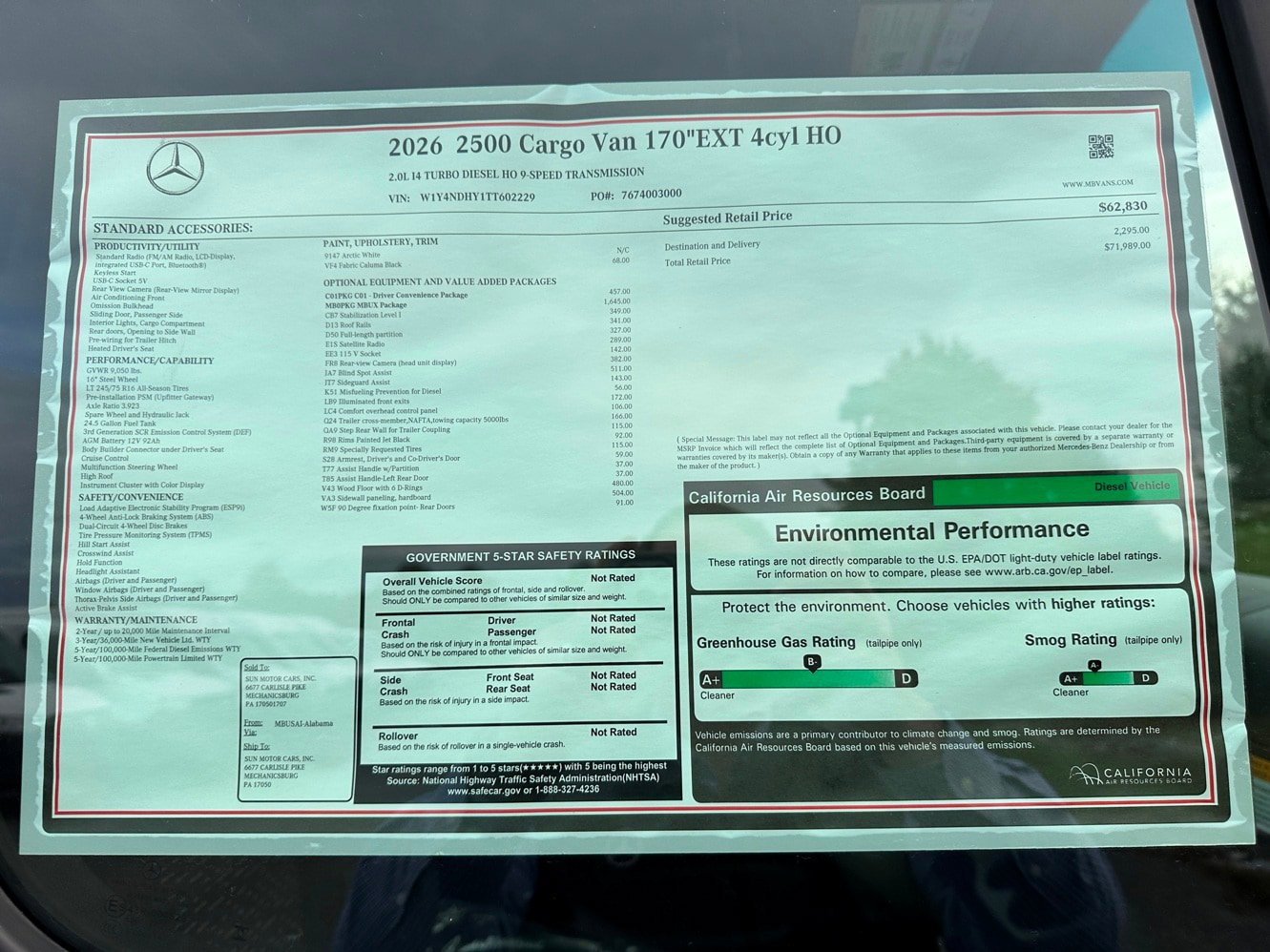New 2026 Mercedes-Benz Sprinter 2500 image 25