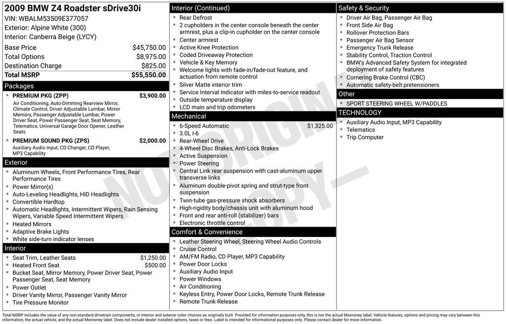 Used 2009 BMW Z4 sDrive30i image 7