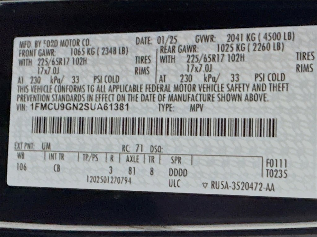 Used 2025 Ford Escape Active image 29