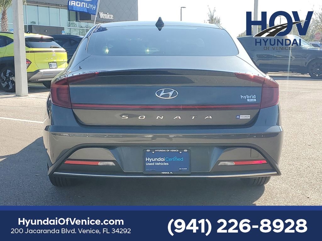 Certified 2023 Hyundai Sonata Blue w/ Cargo Package image 8