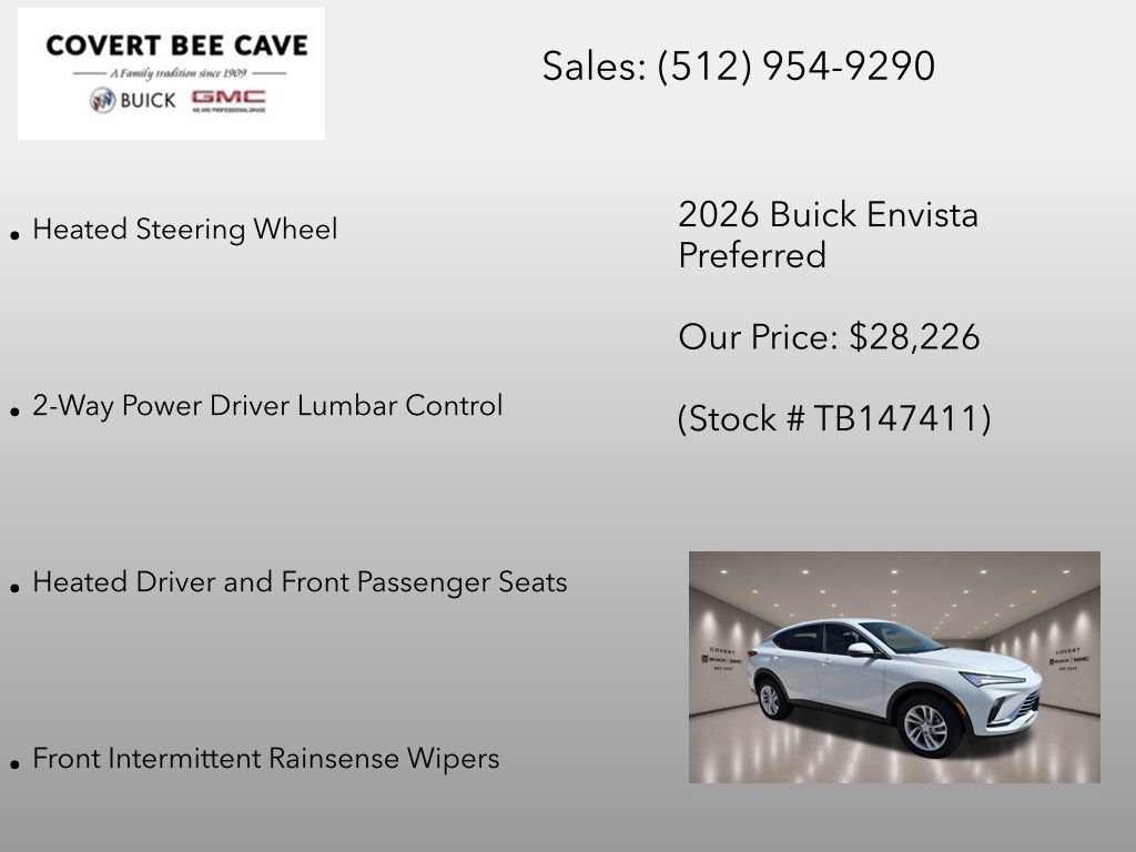 New 2026 Buick Envista Preferred w/ Convenience I Package FWD image 24