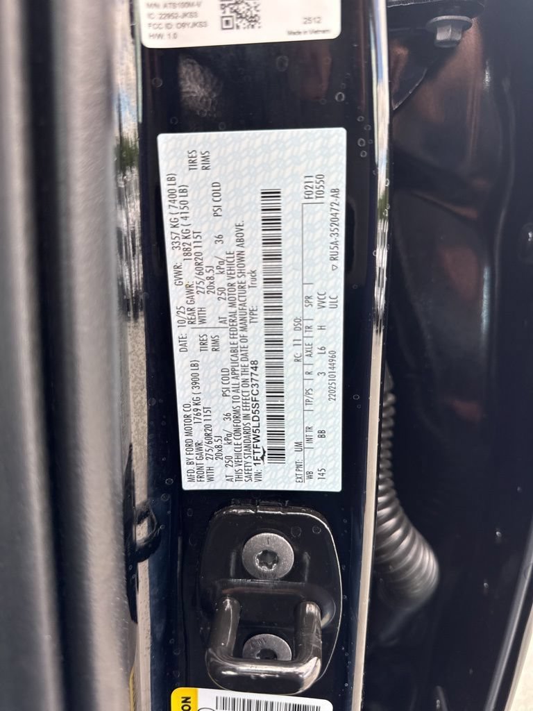 Used 2025 Ford F150 Lariat w/ Equipment Group 501A Mid AWD/4WD image 30