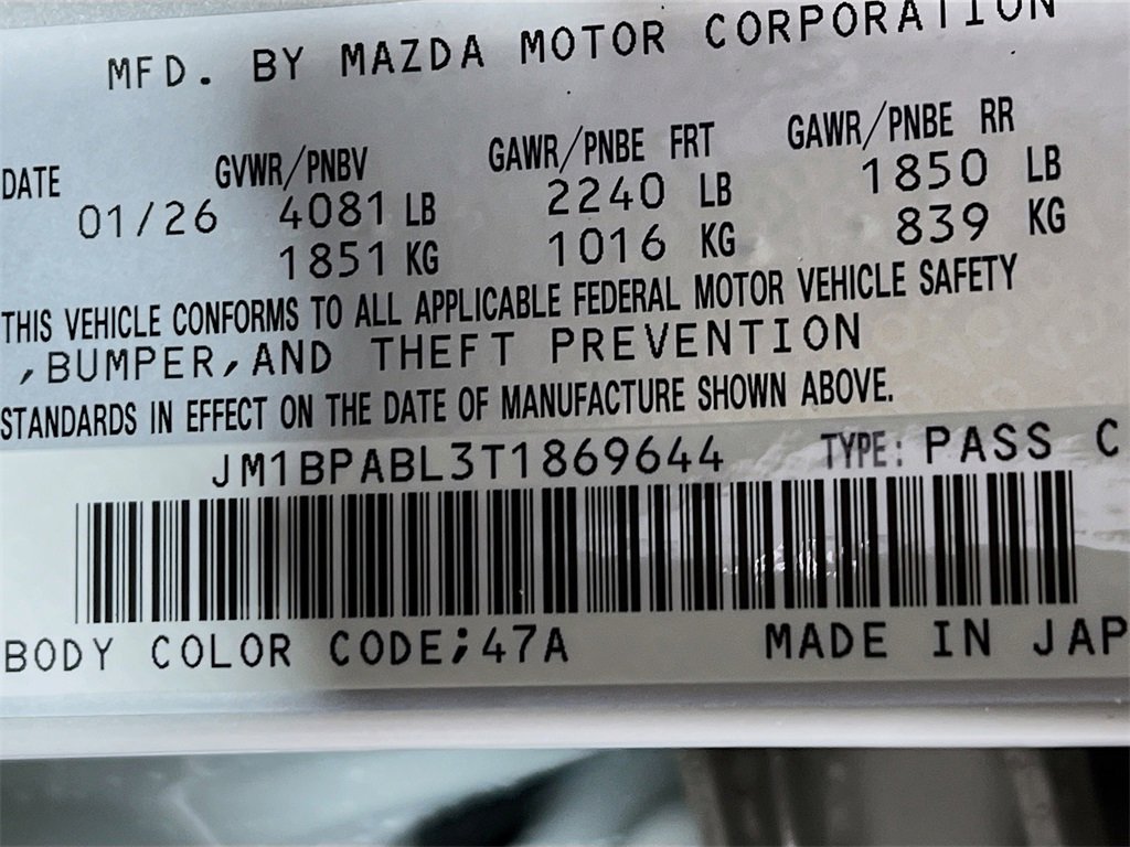 New 2026 MAZDA MAZDA3 s Sport image 24