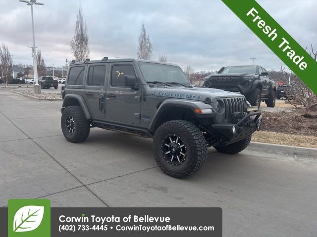 Used 2022 Jeep Wrangler Unlimited Rubicon 4xe w/ Cold Weather Group image 2