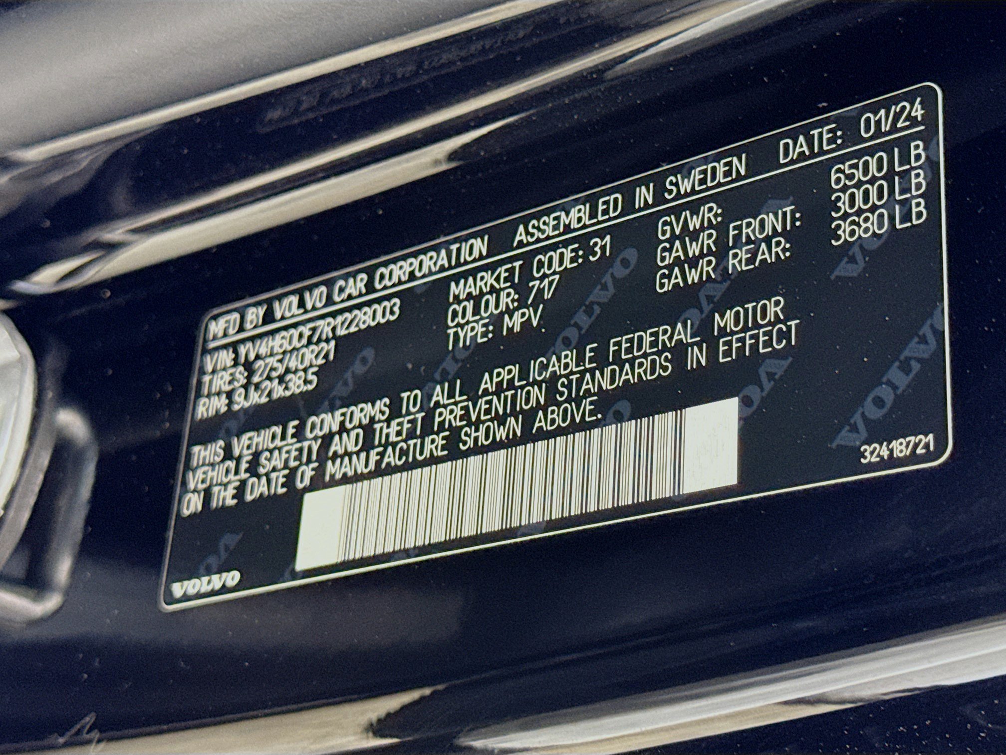 Used 2024 Volvo XC90 T8 Ultimate w/ Protection Package Premier AWD/4WD image 35