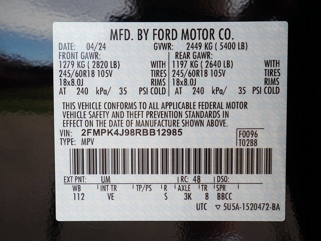 Used 2024 Ford Edge SEL w/ Convenience Package AWD/4WD image 64