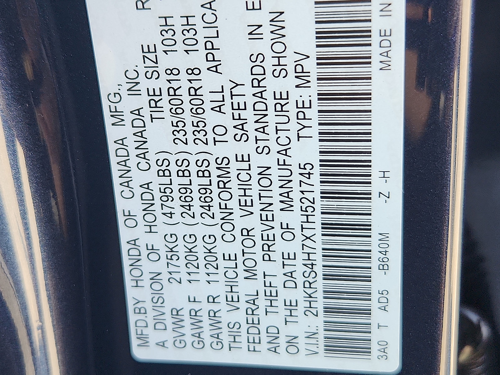 New 2026 Honda CR-V EX-L image 18