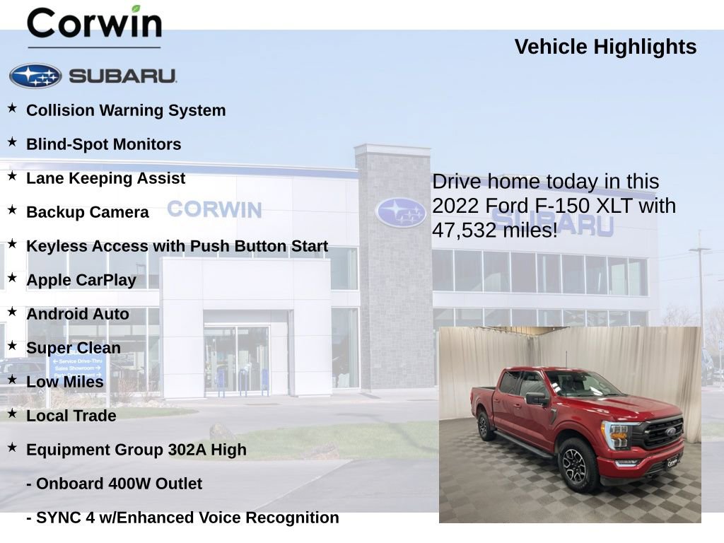 Used 2022 Ford F150 XLT w/ Equipment Group 302A High image 6