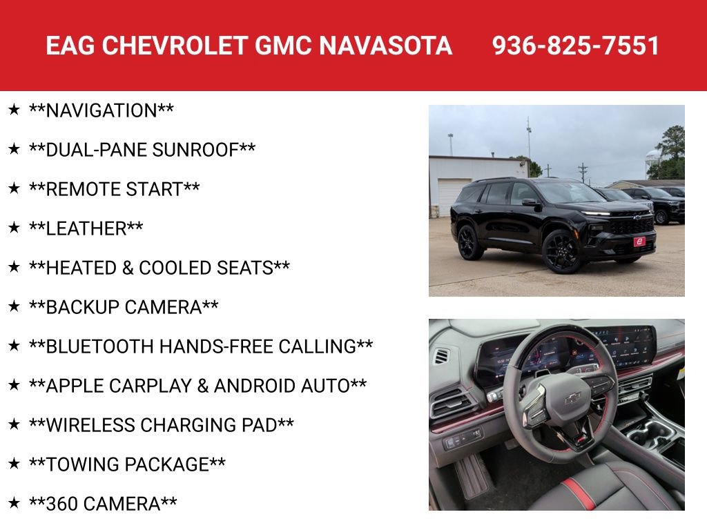 New 2026 Chevrolet Traverse RS image 4