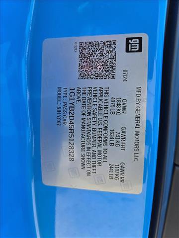 Used 2024 Chevrolet Corvette Stingray Preferred Cpe w/ Z51 Performance Package RWD image 19