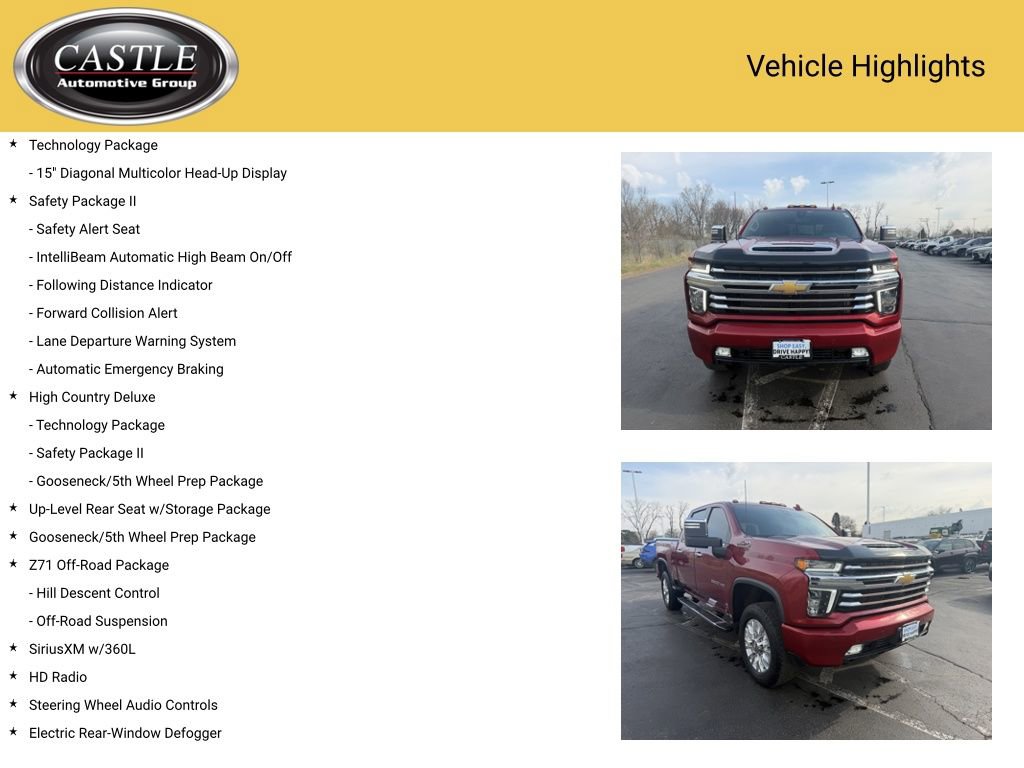 Used 2021 Chevrolet Silverado 2500 High Country w/ Z71 Off-Road Package image 13