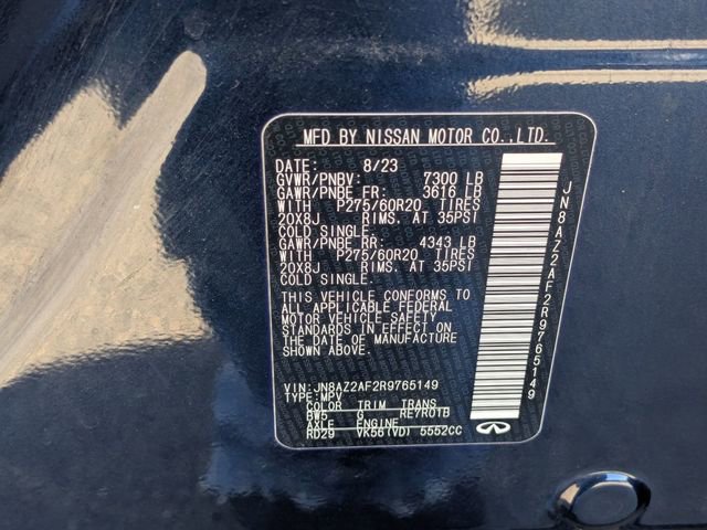 Used 2024 INFINITI QX80 Luxe image 39