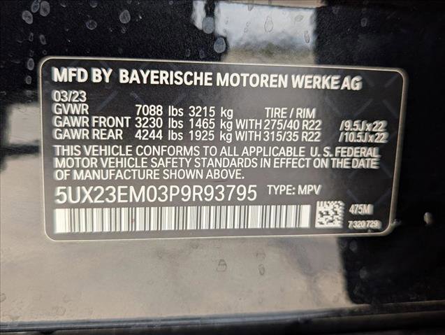 Certified 2023 BMW X7 xDrive40i w/ M Sport Package image 20