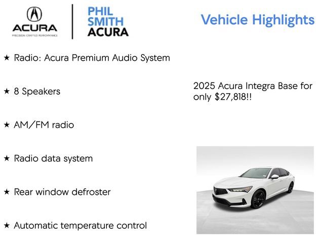Certified 2025 Acura Integra Base image 4