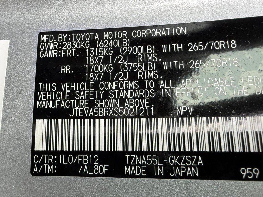 Certified 2025 Toyota 4Runner TRD Off-Road image 23