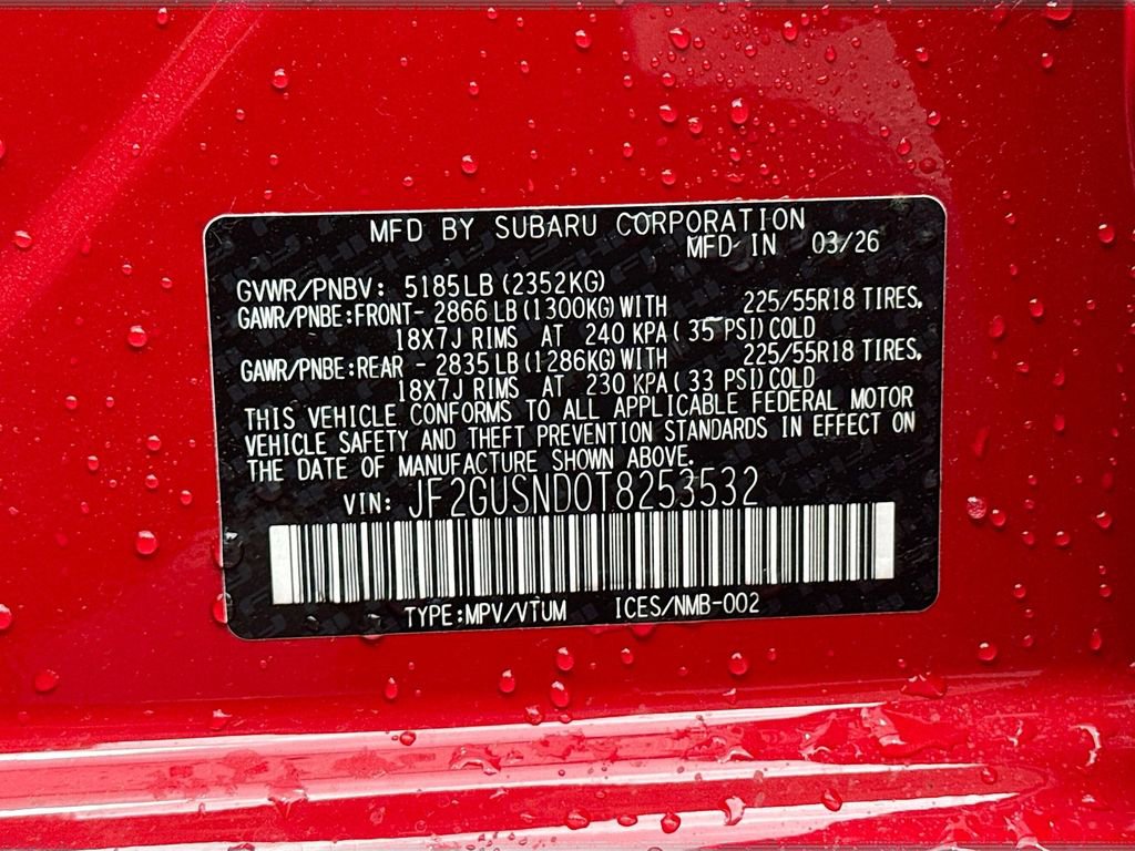 New 2026 Subaru Crosstrek 2.5i Limited AWD/4WD image 30