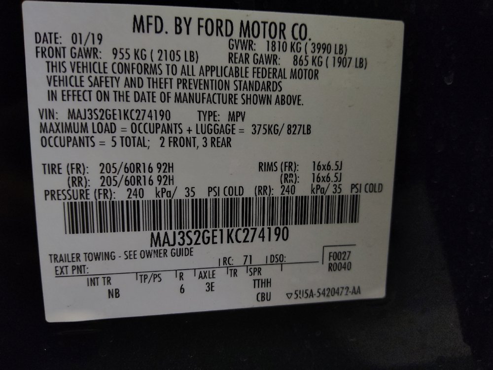 Used 2019 Ford EcoSport SE w/ SE Convenience Package FWD image 33