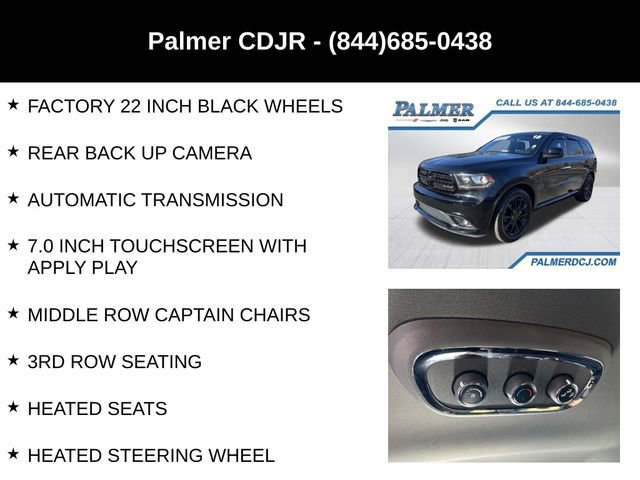 Used 2018 Dodge Durango SXT w/ Quick Order Package 2BB image 6