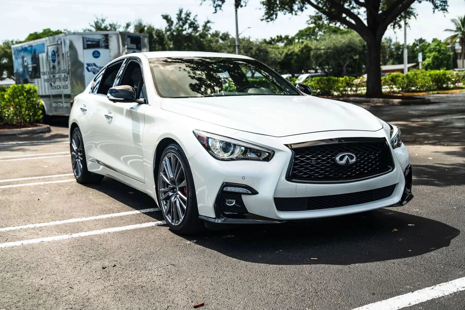 Used 2023 INFINITI Q50 Red Sport 400 RWD image 2