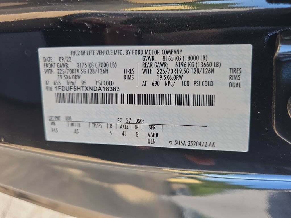 Used 2022 Ford F550 4x4 Regular Cab Super Duty w/ Power Equipment Group image 31
