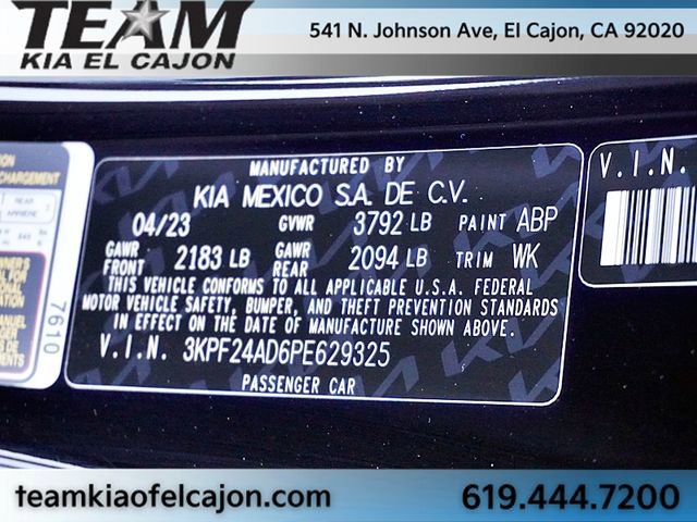 Certified 2023 Kia Forte LXS image 30