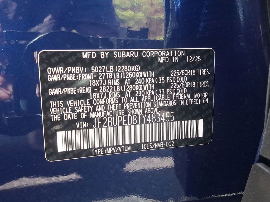 New 2026 Subaru Outback Touring AWD/4WD image 18