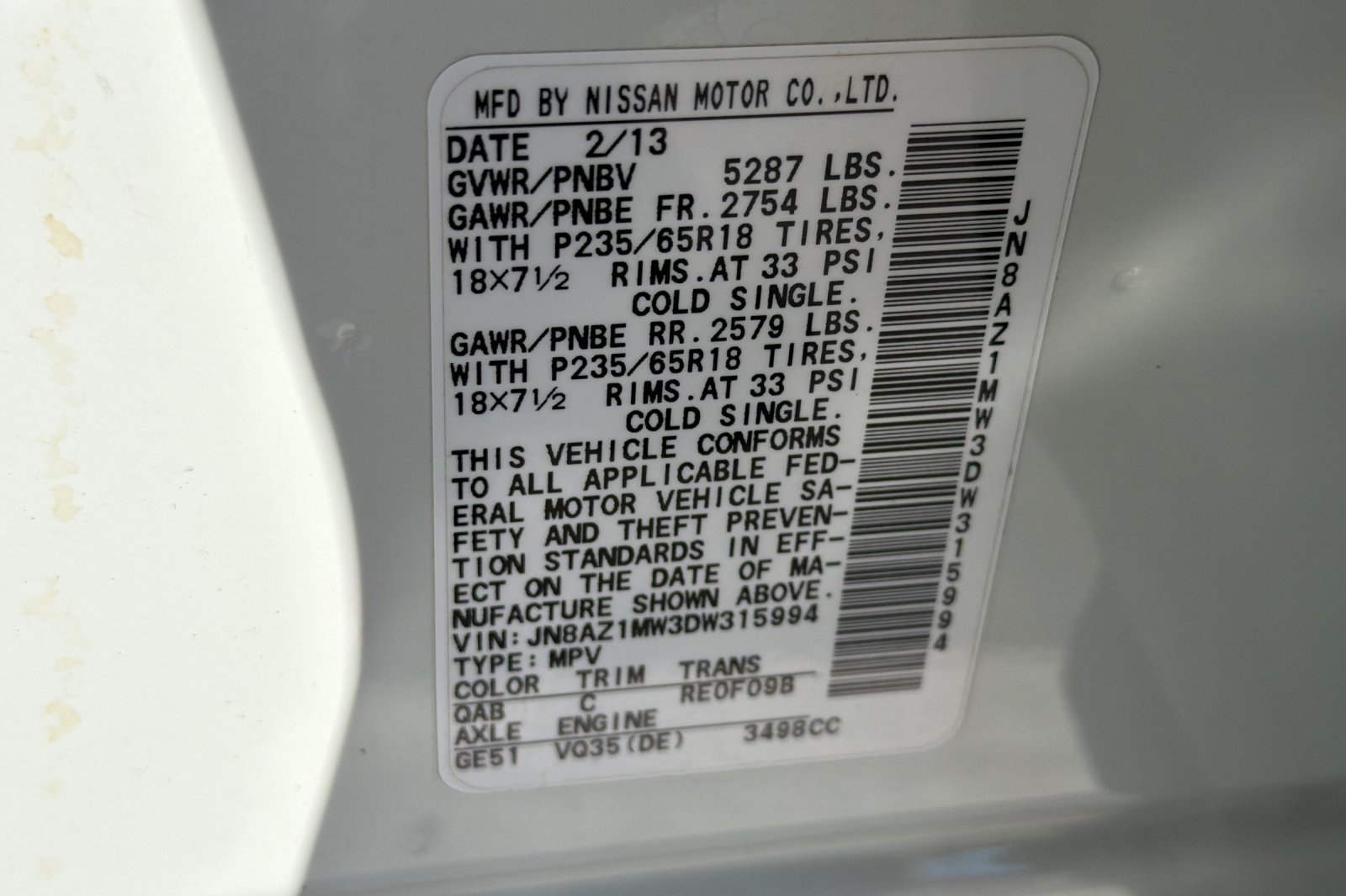 Used 2013 Nissan Murano SV AWD/4WD image 42