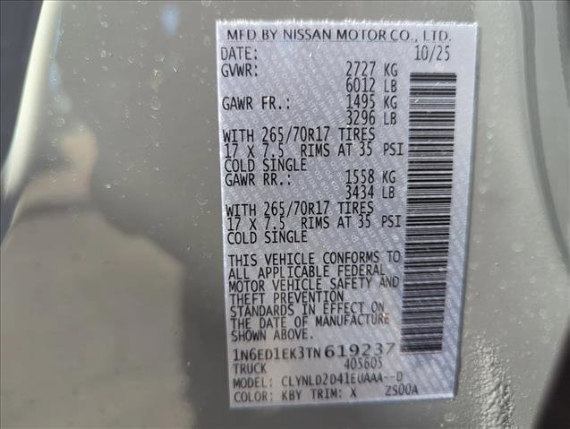 New 2026 Nissan Frontier PRO-4X w/ Tow Package image 21