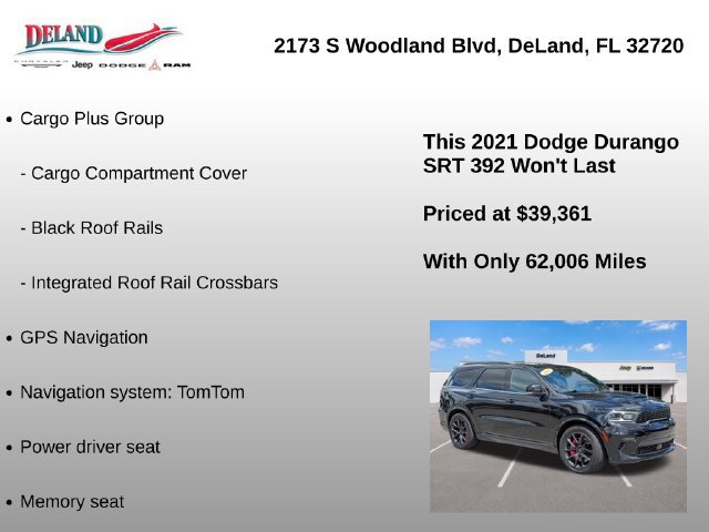 Used 2021 Dodge Durango SRT w/ Technology Group AWD/4WD image 22