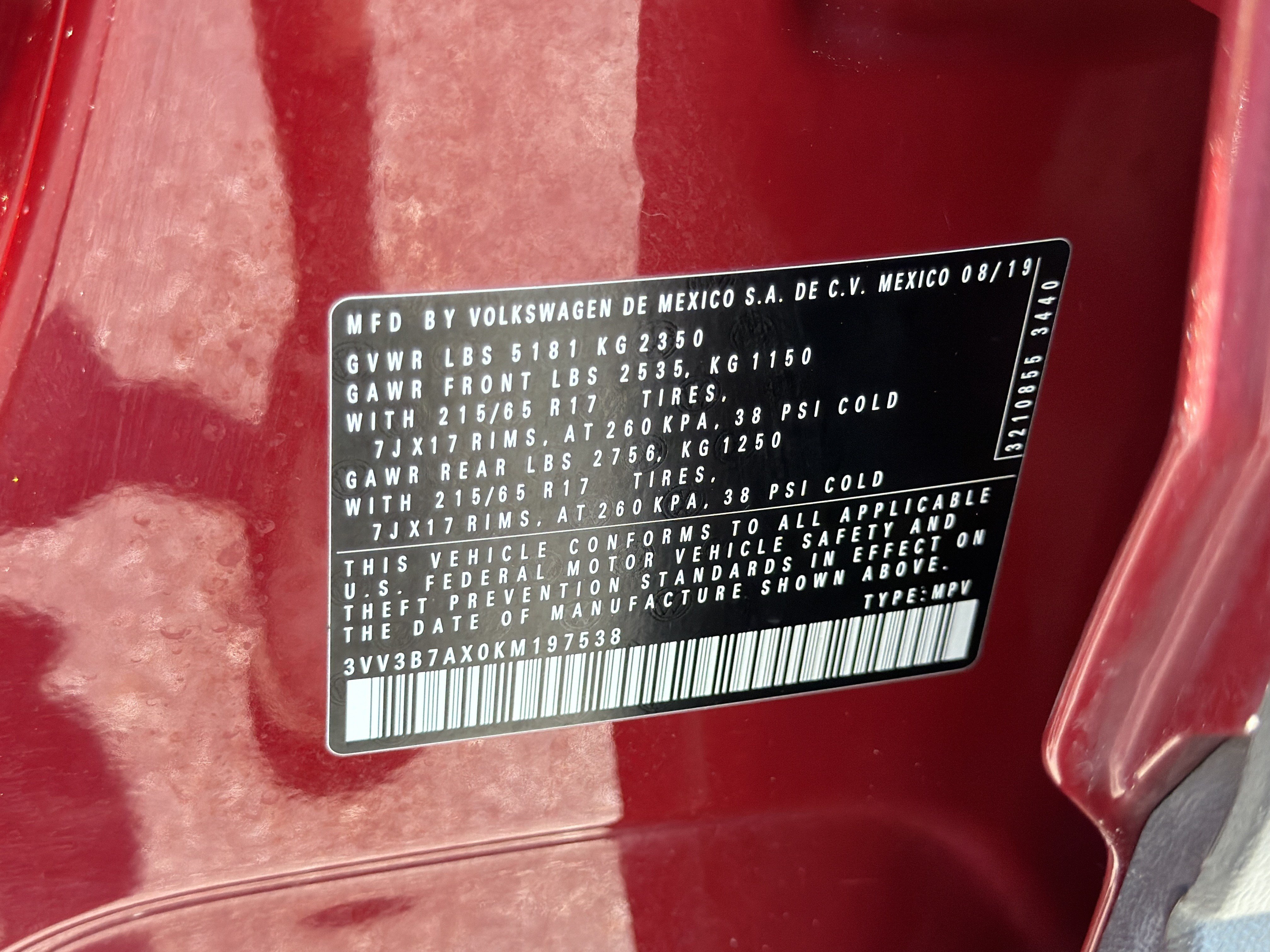 Used 2019 Volkswagen Tiguan SE FWD image 32