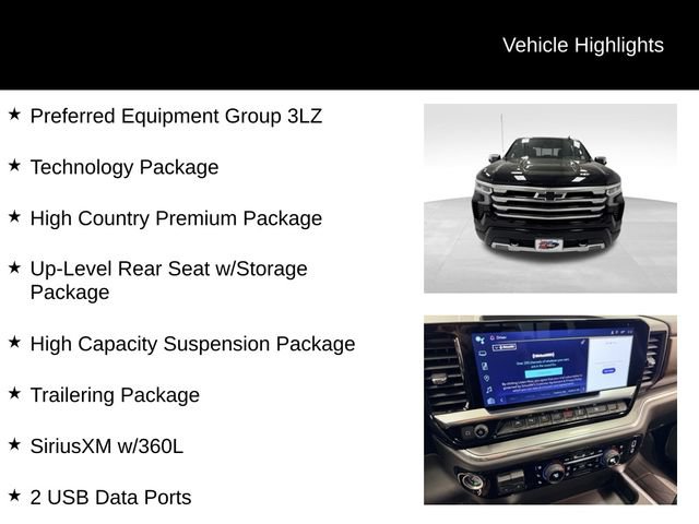 Certified 2024 Chevrolet Silverado 1500 High Country w/ High Country Premium Package AWD/4WD image 16