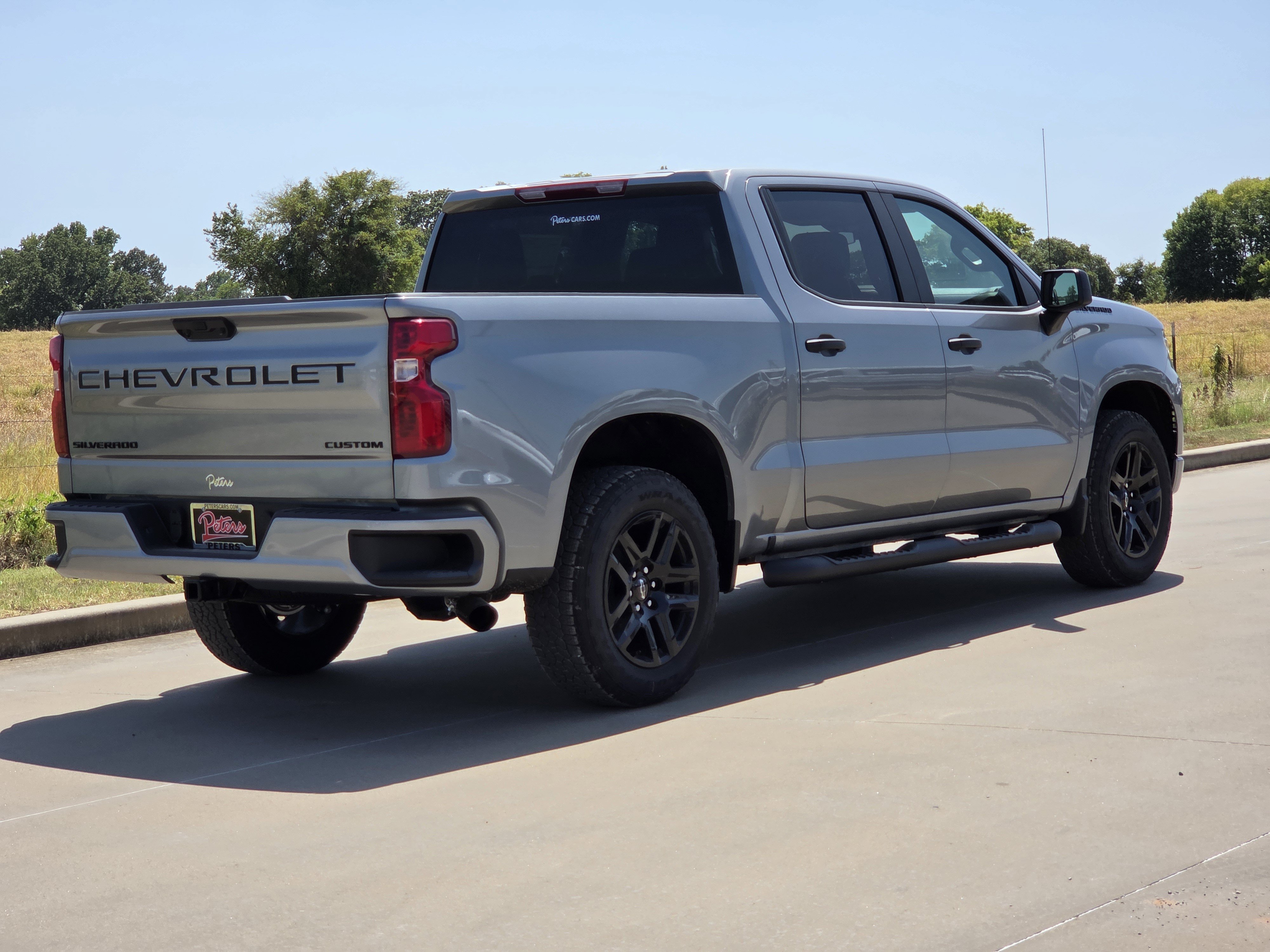 New 2026 Chevrolet Silverado 1500 Custom w/ Turbomax Blackout Package RWD image 3