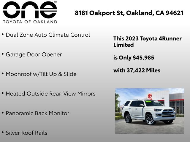 Certified 2023 Toyota 4Runner Limited AWD/4WD image 12
