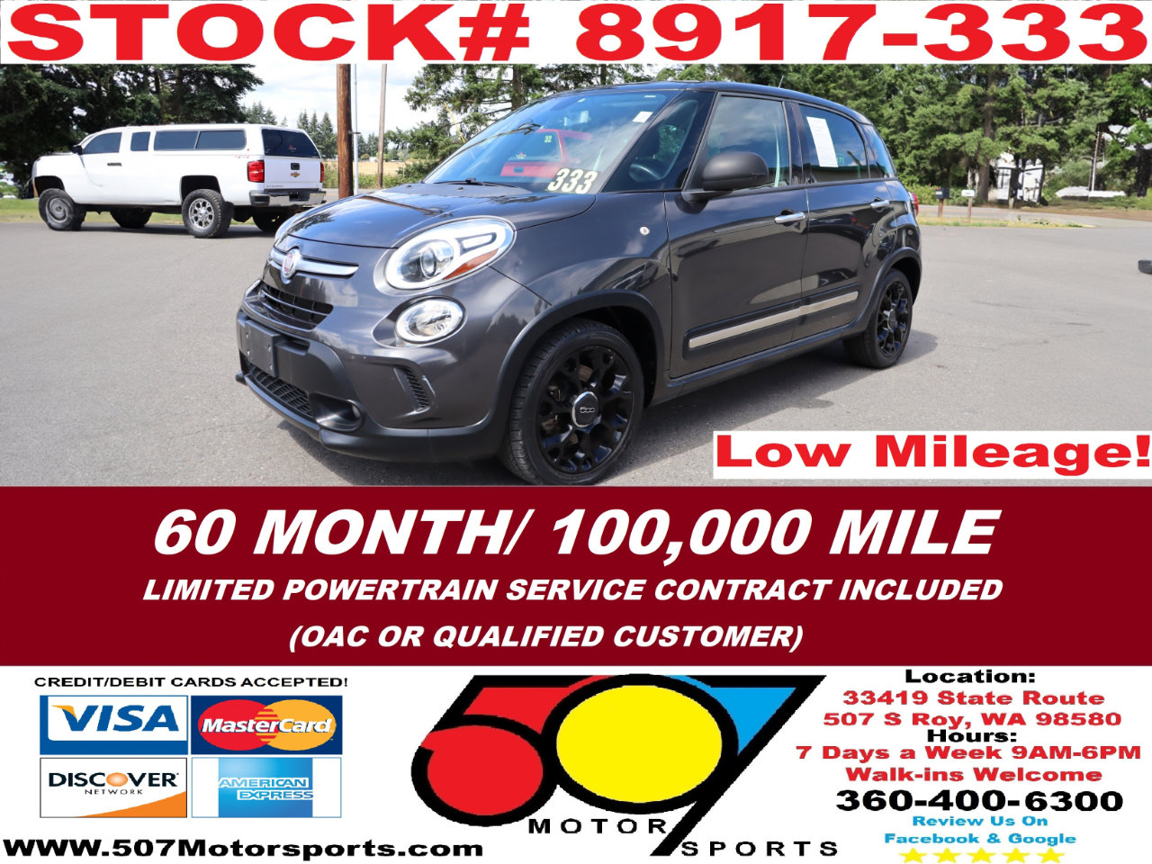 Used 2015 FIAT 500L Trekking