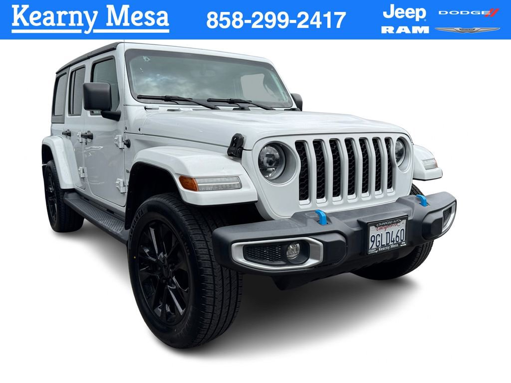 Used 2023 Jeep Wrangler Unlimited Sahara w/ Cold Weather Group AWD/4WD image 1