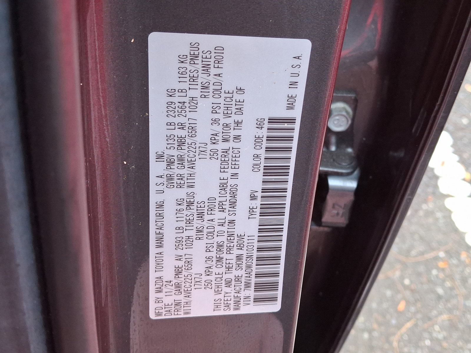 Certified 2025 MAZDA CX-50 AWD 2.5 Hybrid w/ Cargo Package image 29