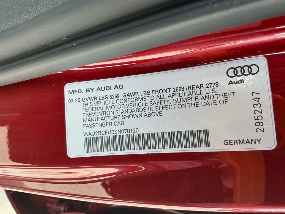 Certified 2025 Audi A5 2.0T Premium Plus w/ Premium Plus AWD/4WD image 39