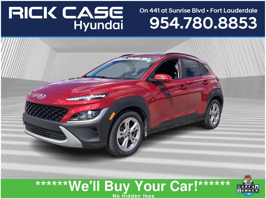 Certified 2022 Hyundai Kona SEL w/ Cargo Package