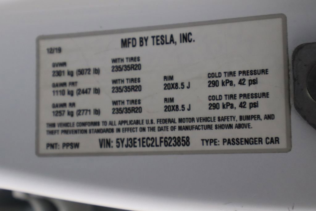 Used 2020 Tesla Model 3 Performance AWD/4WD image 35
