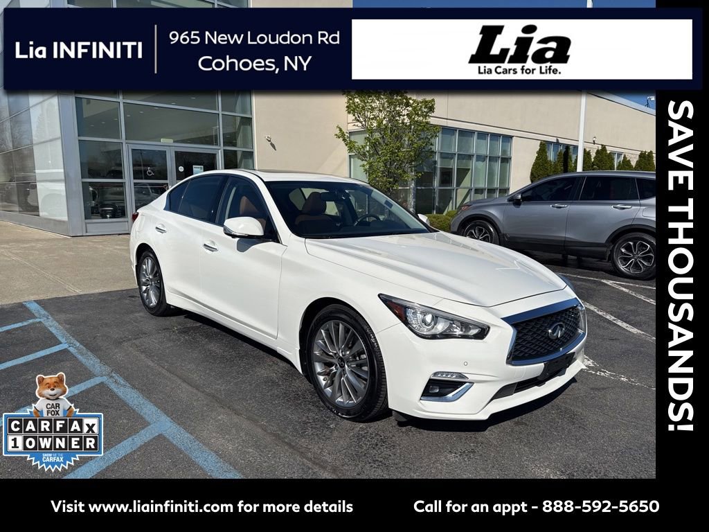 Certified 2023 INFINITI Q50 Luxe w/ Cargo Package AWD/4WD image 1