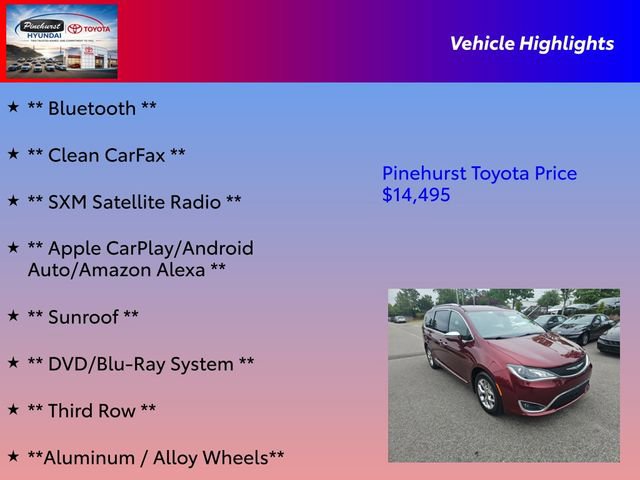 Used 2018 Chrysler Pacifica Limited w/ Advanced Safetytec Group FWD image 16