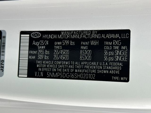 Certified 2025 Hyundai Santa Fe Calligraphy image 30