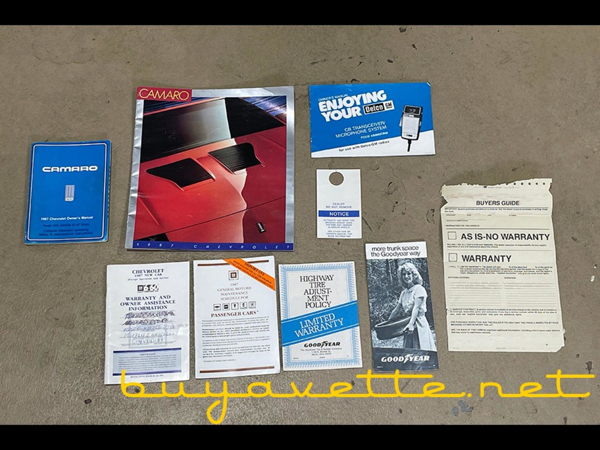 Used 1987 Chevrolet Camaro LT image 39