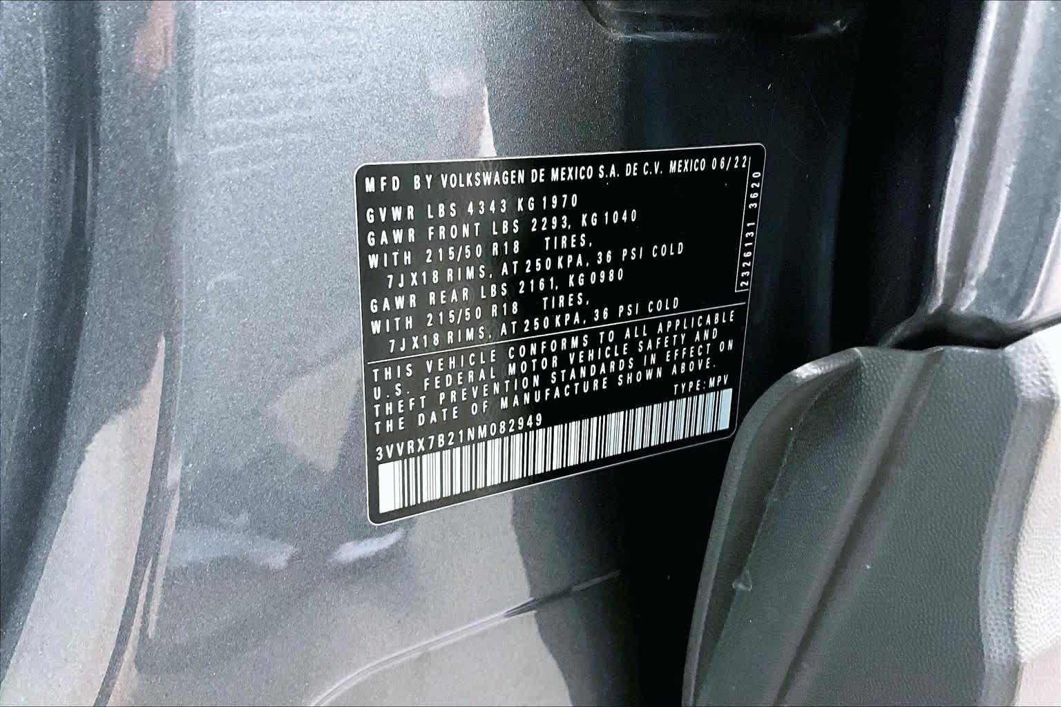 Used 2022 Volkswagen Taos SE FWD image 33