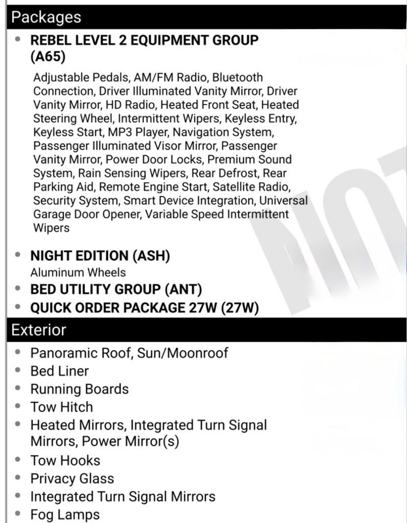 Used 2023 RAM 1500 Rebel w/ Rebel Level 2 Equipment Group image 21