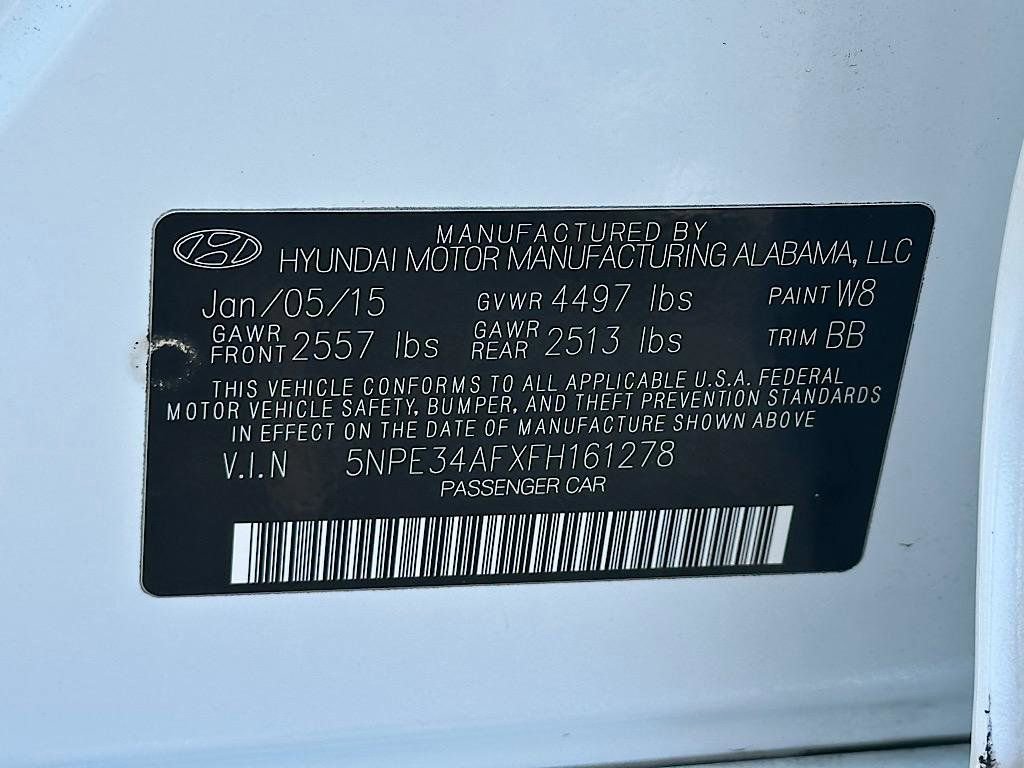 Used 2015 Hyundai Sonata Limited w/ Option Group 05 image 29