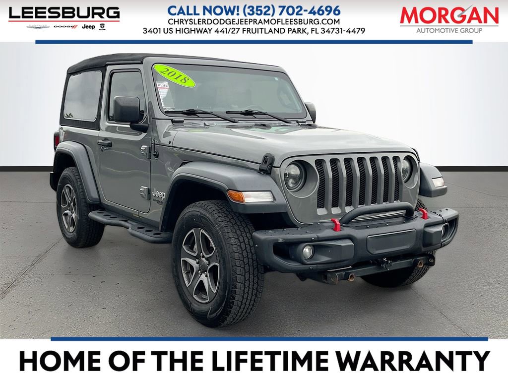 Certified 2018 Jeep Wrangler Sport AWD/4WD image 1