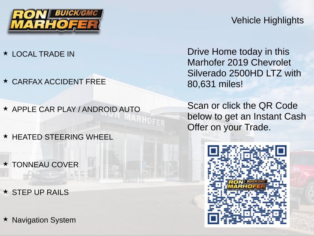 Used 2019 Chevrolet Silverado 2500 LTZ w/ Duramax Plus Package AWD/4WD image 15