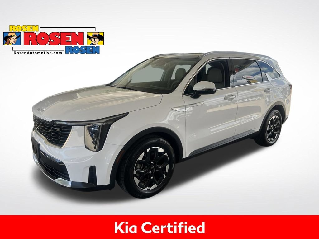 Certified 2024 Kia Sorento S w/ Panoramic Sunroof Package