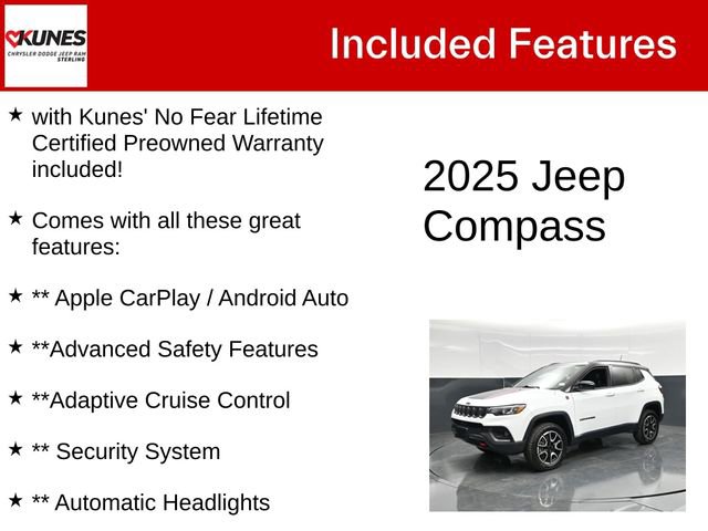 Used 2025 Jeep Compass Trailhawk AWD/4WD image 4